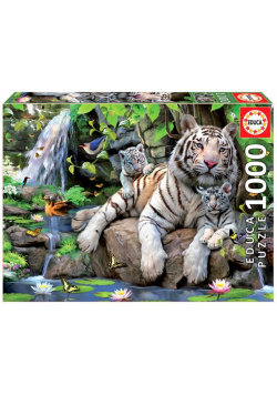 Puzzle 1000 Białe tygrysy bengalskie G3