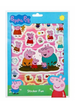 Zestaw naklejek Świnka Peppa