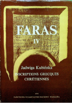 Faras IV  instrictions Grecwues Chretiennes