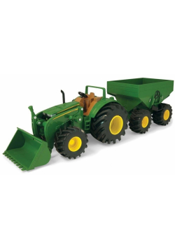 John Deere traktor z przyczepą światło/dźwięk TOMY