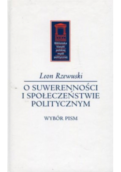O suwerenności i społeczeństwie politycznym