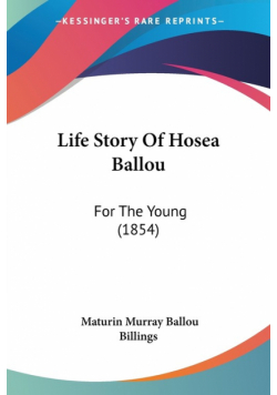 Life Story Of Hosea Ballou