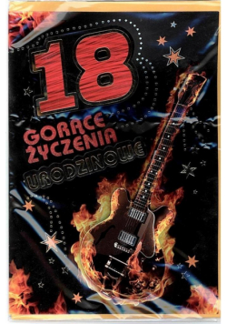 Karnet 18-stka naklejany 3D nr 002 + koperta