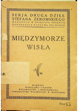 Międzymorze Wisła 1929 r.