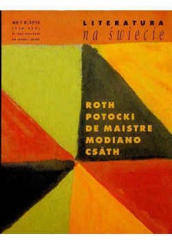 Literatura na świecie nr 7 - 8 / 2015