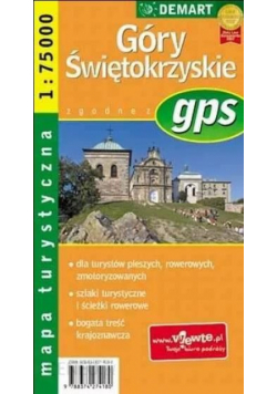Mapa Turystyczna Góry Świętokrzyskie DEMART
