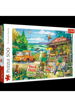Puzzle 500 Poranek na wsi TREFL