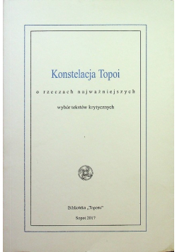 Konstelacja Topoi o rzeczach najważniejszych