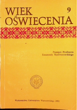 Wiek oświecenia Tom 9