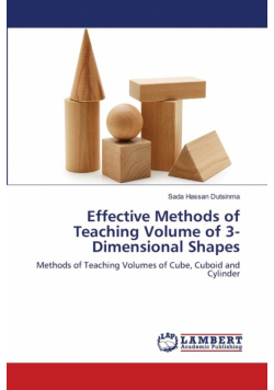 Effective Methods of Teaching Volume of 3-Dimensional Shapes