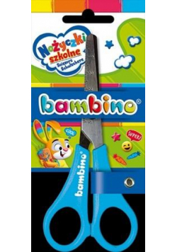 Nożyczki szkolne z podziałką BAMBINO