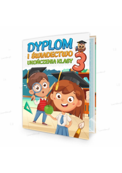 Teczka dyplom ukończenie klasy 3 - Dzieci (5szt)