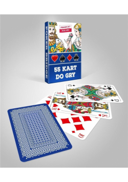 Karty do gy niebieskie 1x55 CARTAMUNDI