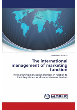 The international management of marketing function