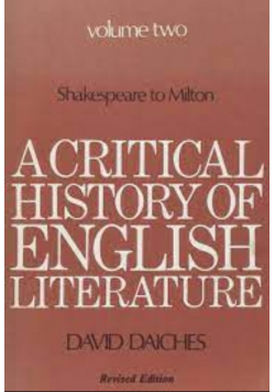 A Critical History of English Literature