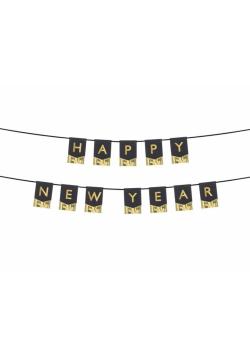 Girlanda Happy New Year 135x16,5cm