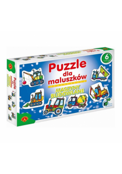 Puzzle dla maluszków Maszyny budowlane ALEX