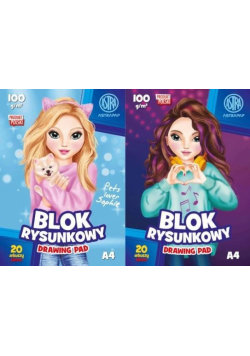 Blok rysunkowy A4/20K Emi&Sofi (10szt) ASTRA