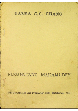 Elementarz Mahamudry