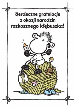 Karnet B6 Sheepworld 55383 Gratulacje, narodziny..