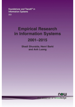 Empirical Research in Information Systems