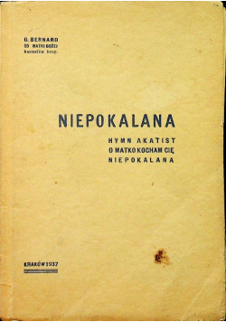 Niepokalana 1937 r.