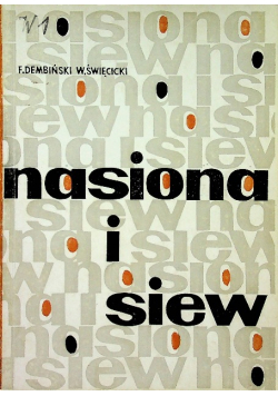Nasiona i siew