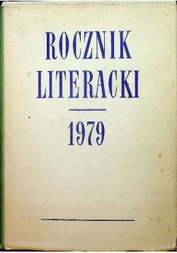 Rocznik literacki 1979