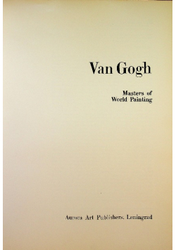 Van Gogh Masters of World Painting