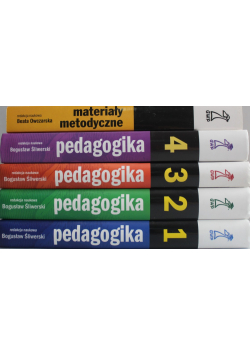 Pedagogika Tom 1 do 4 z materiałami metodycznymi