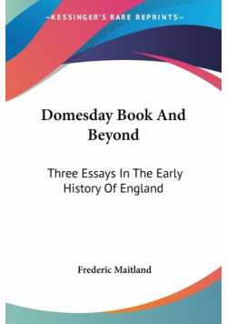 Domesday Book And Beyond