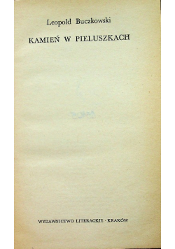 Kamień w pieluszkach