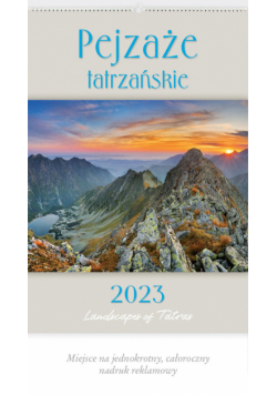 Kalendarz 2023 RW 05 Pejzaże tatrzańskie