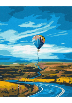 Malowanie po numerach - Droga na szczyt 40x50cm