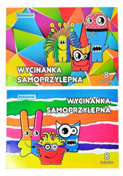 Papier kolorowy samoprzylepny A5/8K (20szt)