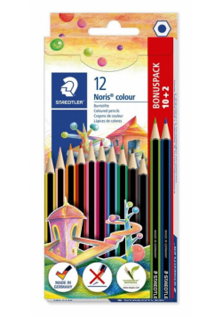 Kredki Noris Colour 12 kolorów Wopex STAEDTLER