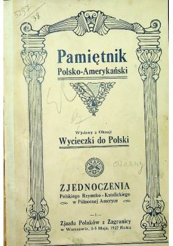 Pamiętnik polsko amerykański 1927 r.