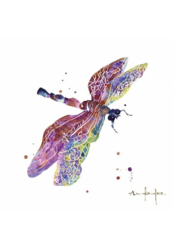 Karnet kwadrat mały z kopertą Gossamer Dreams