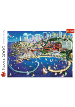 Puzzle 2000 Zatoka San Francisco TREFL