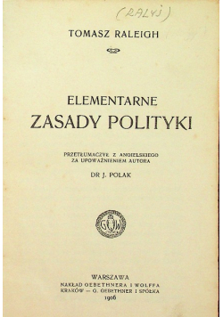Elementarne zasady polityki 1906 r.