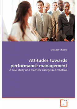 Attitudes towards performance management
