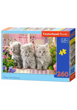 Puzzle 260 Three Grey Kittens CASTOR