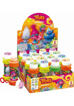 Bańki mydlane 300ml Trolls (12szt)