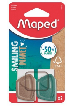 Gumka Precision Smiling Planet 2 szt. MAPED