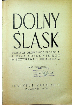 Dolny Śląsk część 1 1948 r.