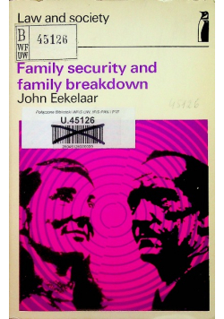 Family security and family breakdown