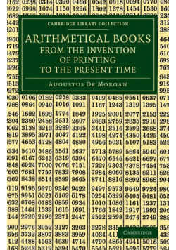 Arithmetical Books from the Invention of Printing to the Present Time
