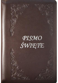 Biblia Tysiąclecia - oazowa, brąz, paginatory