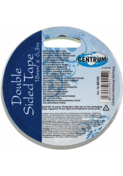 Taśma biurowa dwustronna 18mmx6.3m 80152