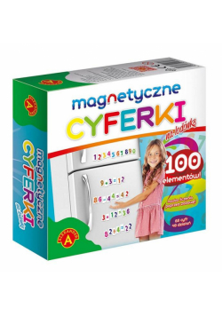 Magnetyczne cyferki na lodówkę ALEX